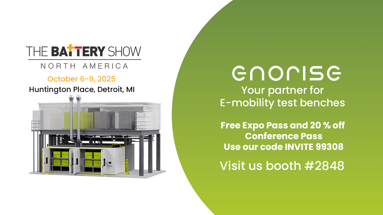 ENORISE at The Battery Show 2025, Stand #2848