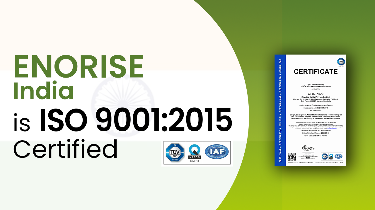 ISO 9001:2015 Certification for ENORISE India