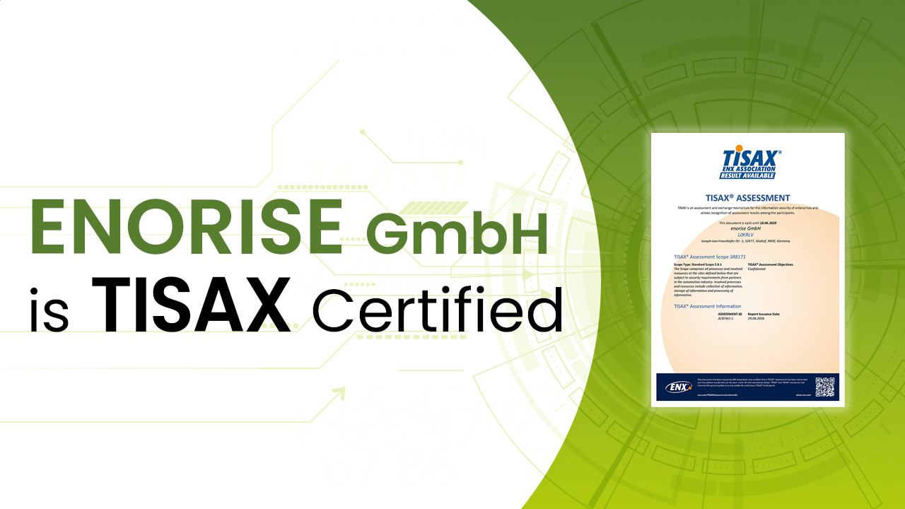 ENORISE Germany TISAX certification news about cybersecurity, information security, and IT compliance