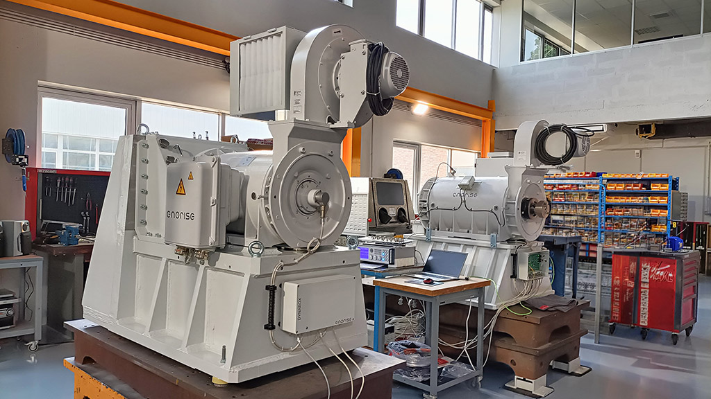 Electric motor test bench for light and business aircraft powertrain integration