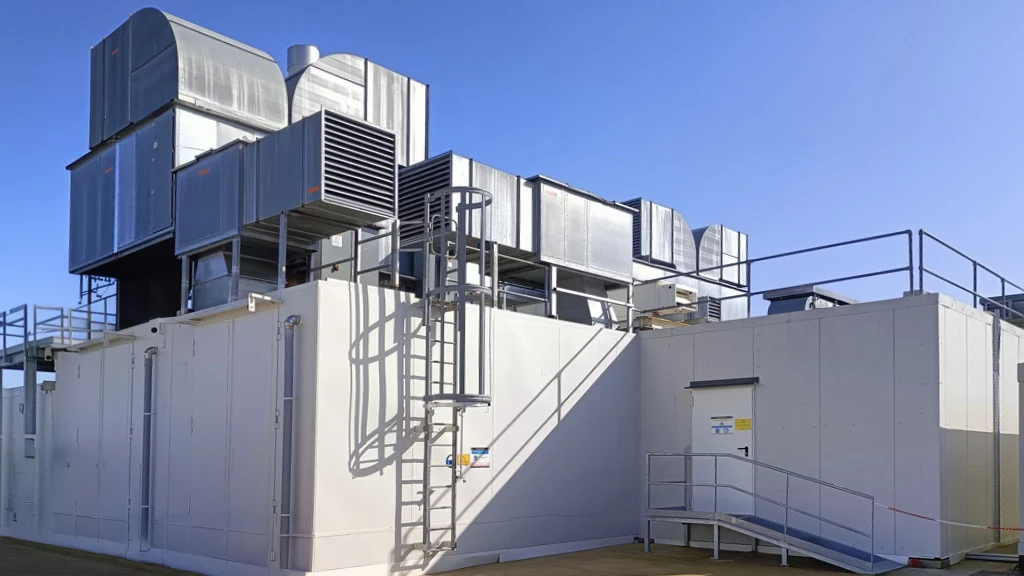 Containerized military engine test system for end-of-line validation and MRO applications